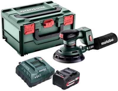 Metabo SXA 18 LTX 150 BL Accuschuurmachine 18 V 150 mm borstelloos + 1x accu 4.0 Ah + lader + metaBOX