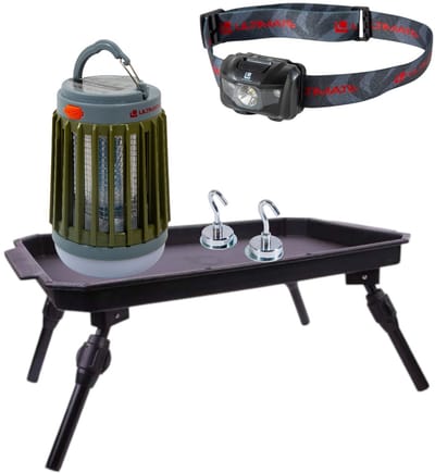 Ultimate Nightfishing Carp Essentials Set - Hoofdlamp