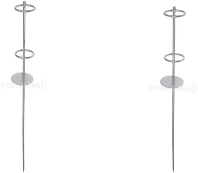 Hengelsteun Set - Stokhouder Grond - Vissen Stabiliseren - Sterk Corrosiebestendig - 50 cm Lengte - Metaal