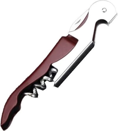 Go Go Gadget - Kurkentrekker - Kelnersmes - Wijn opener - Bordeaux rood