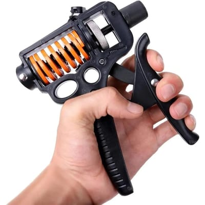 5-165kg Aanpasbare Pasvorm Zware Handgrijper Versterker Vinger Expander Arm Pols Geschikt Onderarm Trainers Fitness Stalen Veer Oefen Praktisch Gebruik zwart