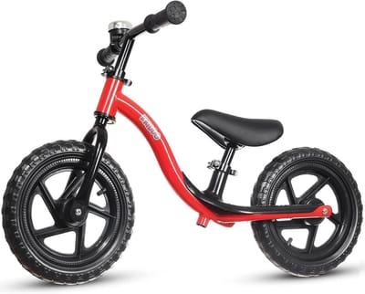 Loopfiets voor Peuters van 18 maanden tot 5 jaar - Interactieve Duwfiets met Stabiele Balans en Voetsteun - Verjaardagscadeau voor Jongens en Meisjes