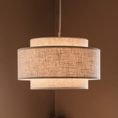 Globen Lighting hanglamp Noah Bouclé, Ø 50 cm, beige