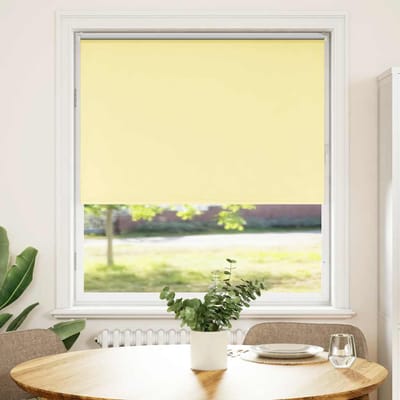 vidaXL - Rolgordijn - verduisterend - 100x175 - cm - stofbreedte - 95,7 - cm - geel
