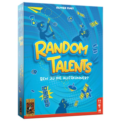 999 Games - Random Talents - Partyspel - Hilarische opdrachten - Gezelschapsspel - Ben jij die Alleskunner? - 2 tot 18 spelers