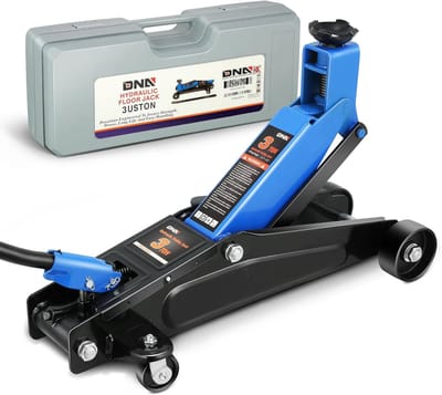 Vloerkrik - Krik Trolley - Auto Onderhoud - Snelle Hefcapaciteit - 7.7-21 Inch - Blauw