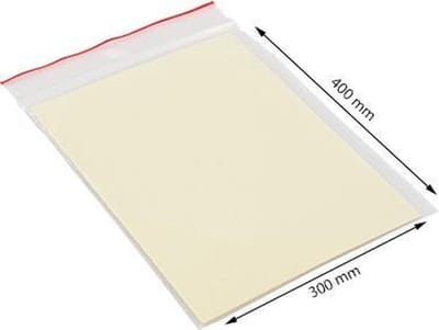 1000 stuks - Gripzakjes transparant 300 x 400 mm