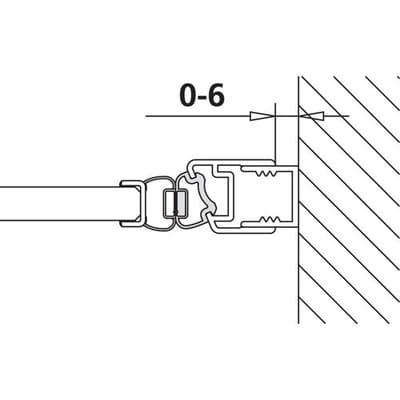 Kermi Pasa replacement magnetic profile up to 200 cm, 6027961