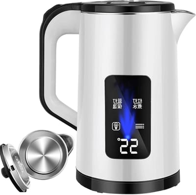Elektrische Waterkoker - Theepot Waterkoker - Snel Water Verwarmen - Isolatiemodus 55-60 C - 3 Liter - Wit