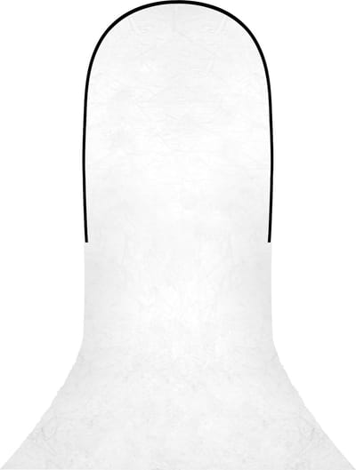 Bresser Opvouwbaar Achtergronddoek - BR-TR10 - 150x200x200cm - Incl Frame - Wit