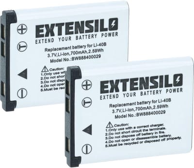 Camera Accu Vervanging - Reserve Batterij - Fotografie - Dubbel Pakket - 700mAh 37V