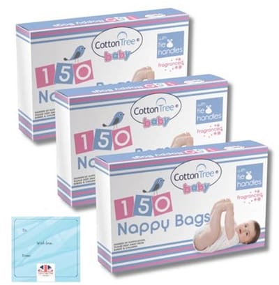 Biologisch Afbreekbare Geparfumeerde Luierzakken 450pk | Duurzame Luieroplossingen voor Ouders