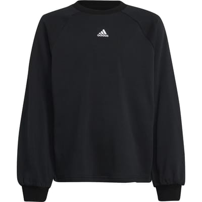 Adidas Jam Crew Sweatshirt Zwart 7-8 Years Meisjes