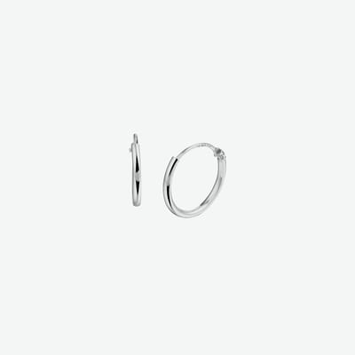 Yo&No – Oorringen – 13 mm – Klein & Subtiel – Voor Dames en Heren – Zilver 925