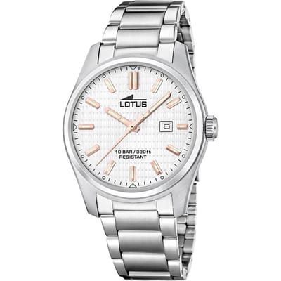 Lotus Casual 19060/1 Acero Clasico Horloge