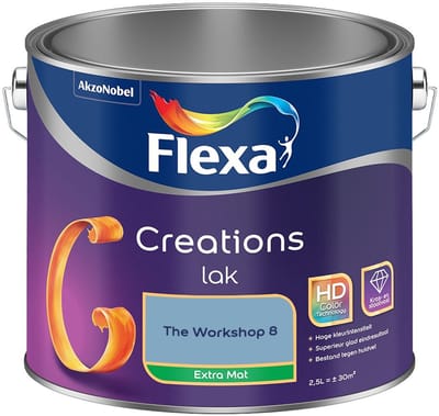 Flexa - Creations Lak Extra Mat - The Workshop 8 - Mengverf - 2,5 L