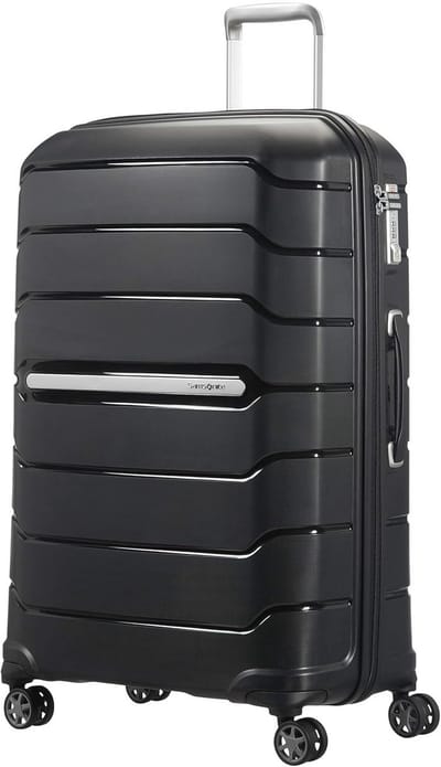 Uitbreidbare Spinner Koffer 75 cm met TSA-slot - Zwart