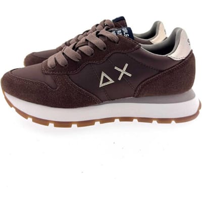 Sun68 Ally Solid Nylon Sneakers - Dames - Bruin - Maat 41