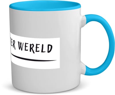 Akyol - beste tante ter wereld koffiemok - theemok - blauw - Tante - aunt - leuk cadeau voor je tante - 350 ML inhoud