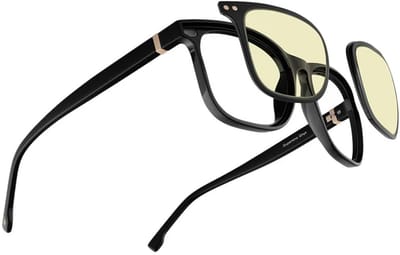 GUNNAR - CUPERTINO - Computerbril - Blauw Licht Bril - Onyx - Clear/Amber/Sun/Amber MAX