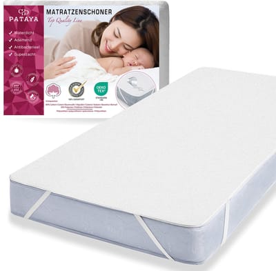 Pataya Matrasbeschermer 60x120 - Waterdichte Matrasbeschermers - Katoenen oppervlak - Antibacterieel - Incontinentie Matrasbeschermer