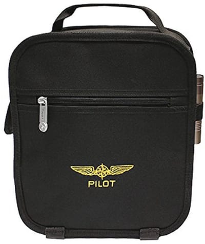 Hoofdkussen tas voor piloten - Zwart, 30 x 25 x 26 cm