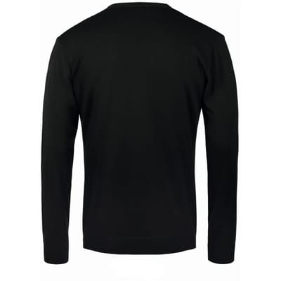 SOLS Heren Gouden Gebreid V Hals Vest (Zwart)