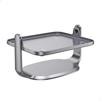 HORLAT Projectorrek Mobiele standaard 90 °   Draaibare zilveren projectorhouder, accessoires voor thuisbioscoop, projectorstandaard, verstelbare wandbevestiging, projectorbasis, projectorhouder