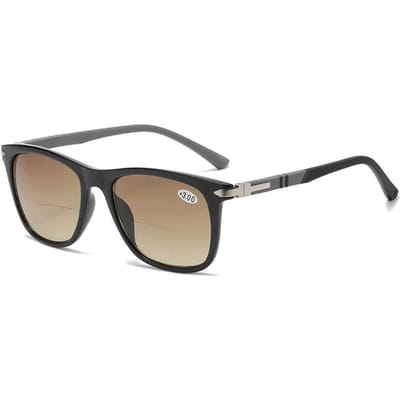 Nieuwe Trend Bifocale Leesbril UV-bestendig TR Frame Anti Blauw Licht Zonnebril voor Mannen Luxe Presbyopie Bril 2.5