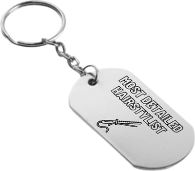 Akyol - kapper sleutelhanger - Kapper - familie vrienden - cadeau - 54 x 29mm