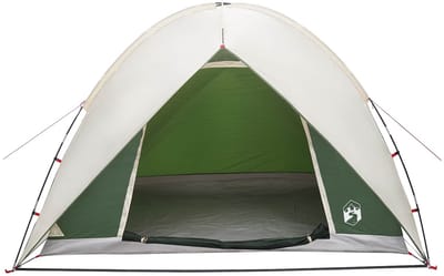 vidaXL - Campingtent - met - waterdichte - regenfly - 4-persoons - Groen