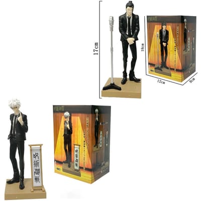 Figurine Diorama Jujutsu Kaisen 17cm - Satoru Gojo Suguru Geto Version Costume Modèle Spécial Anime Jouet Figurine Cadeau pour Anniversaire
