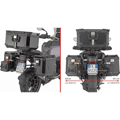 Motorfiets zijkoffersteun Givi Outback Obkes BMW 1300GS ADV