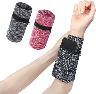 Wrist Bag Pack van 2 - Multifunctionele Arm Bag - Duurzaam en Ademend - Ideaal voor Sport - ShopVlot