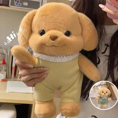 Poppen Speelgoed Pluche Schattige Poedel Baby Pop Familie Puppy Stuurt Meisje Verjaardagscadeau 30cm