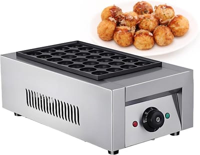 Mini Muffin Machine - Pannenkoek Maker - Snacks Maken - Snelle Gelijkmatige Verwarming - 28 Gaten - Zilver