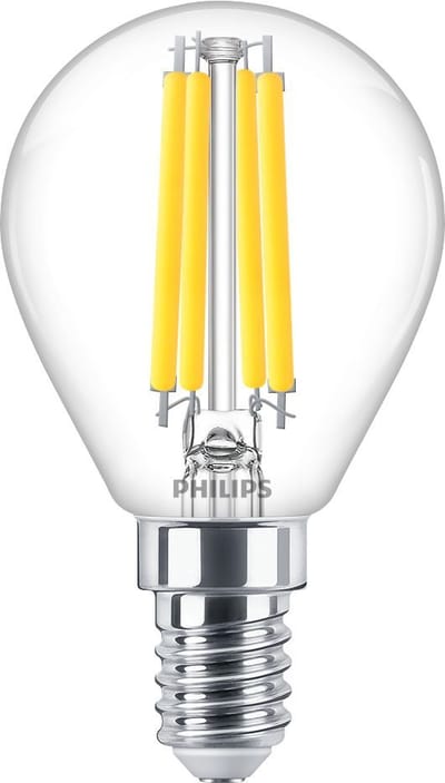 Philips - Master Value LEDluster E14 Kogel Filament Helder 3.4W 470lm - 927 Zeer Warm Wit | Beste Kleurweergave - Dimbaar - Vervangt 40W
