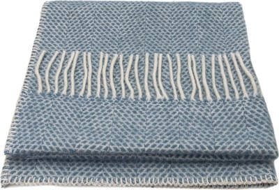 WOOOL Luxury Babydekentje - BEEHIVE (Petrol) - 68x73cm - 100% Lamswol