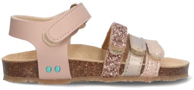BunniesJR 226415-774 Meisjes Platte Sandalen - Roze - Imitatieleer - Klittenband