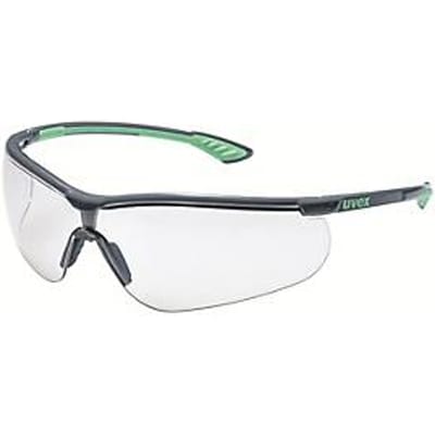Uvex sportstyle planet veiligheidsbril, UV-bescherming, anticondens, krasbestendig, kunststof, antracietgroen