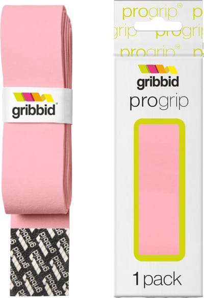Gribbid Progrip - Hockeystick Grip - Zeemgrip - The Original Dutch Chamois - 1pack Licht Roze