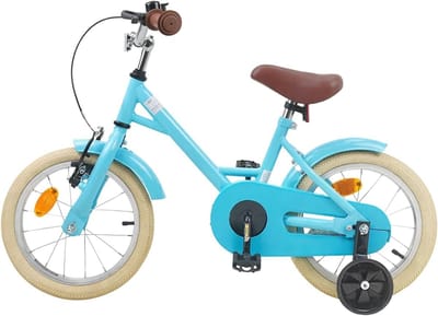 Kinderfiets - Jongensfiets Meisjesfiets - Buiten Spelen - Klassiek Ontwerp - 16 inch - Lichtblauw