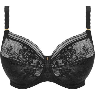 Fantasie FUSION LACE UW SIDE SUPPORT BRA Dames Beha - Black - Maat 70I