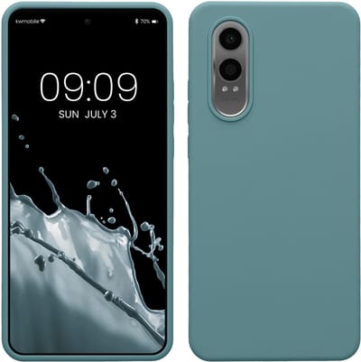 kwmobile telefoonhoesje geschikt voor OnePlus Nord CE 4 Lite 5G - Hoesje met siliconen coating - Smartphone case in Arctische nacht