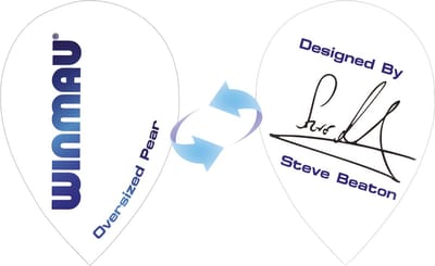 Winmau Steve Beaton Pear White - Dart Flights