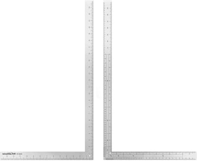 Professionele 24" x 14" L-vierkante liniaal met Franse curve voor modeontwerp en quiltprojecten
