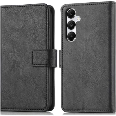 imoshion Hoesje - Geschikt voor Samsung Galaxy A16 (4G) / A16 (5G) - Luxe Bookcase - Zwart