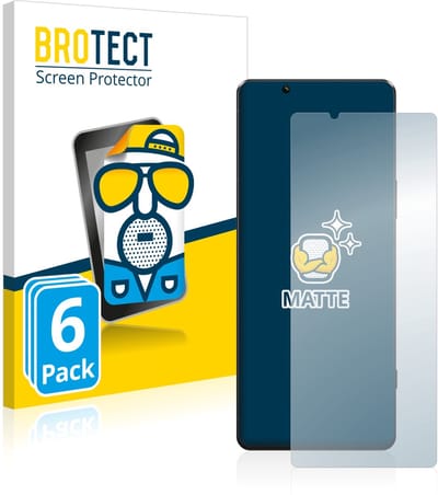 BROTECT - Screenprotector voor Sony Xperia 5 IV - Folie Beschermfolie matte 6 Stuks