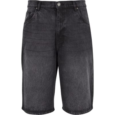 Urban Classics - 90's Heavy Denim Korte broek - Taille, 31 inch - Zwart