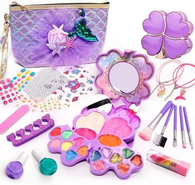 Kinder Make-up Set - Cosmetica Speelgoed - Verkleden en Spelen - 26 Delig Wasbaar